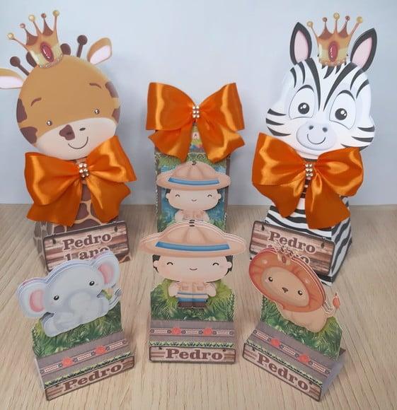 Kit Festa Safari - 30 Personalizados