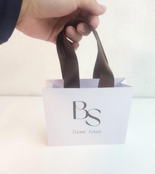 Mini Sacola Personalizada - Cores Claras