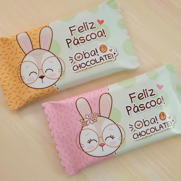 Rótulo Adesivo para Kitkat Páscoa