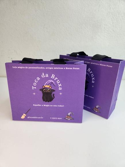 Sacola Personalizada P - Logo (cores Escuras)