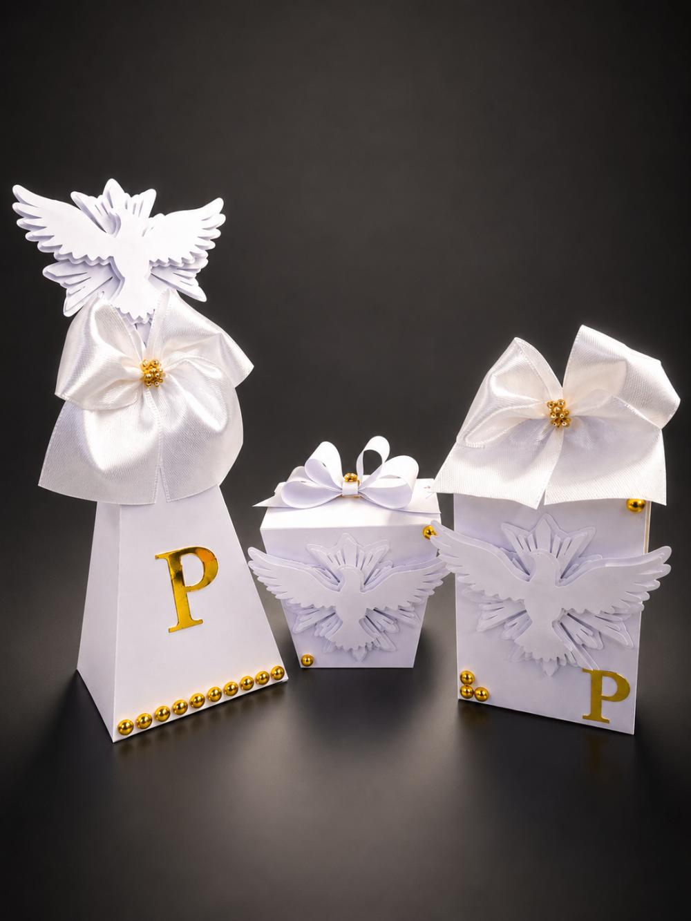 Kit 15 Personalizados Batizado Semi Luxo