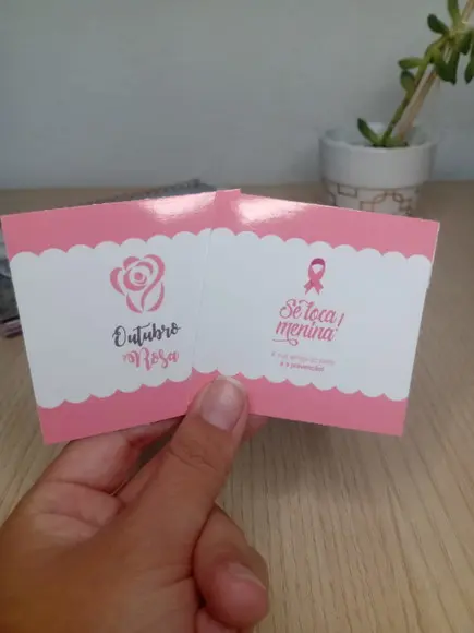 50 Balas Personalizadas - Outubro Rosa