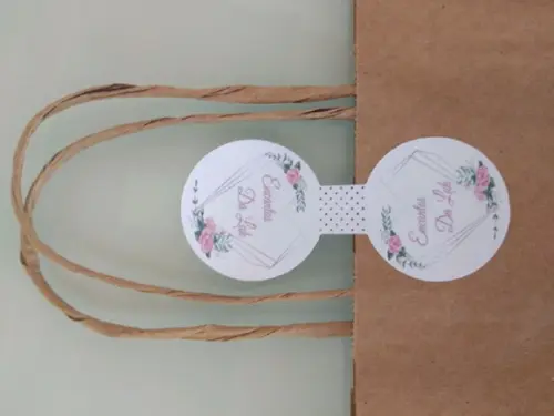 Adesivo Lacre para Sacolas - Personalizado