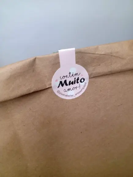 Adesivo Lacre para Sacolas - Personalizado