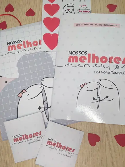 Álbum de Figurinha Personalizado - Dia dos Namorados