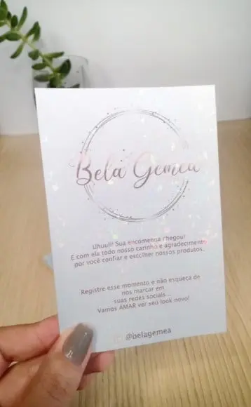 Anuncio Personalizado Cartão Cliente Holográfico - Jessica