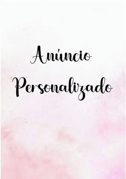 Anúncio Personalizado - Catharina Prates