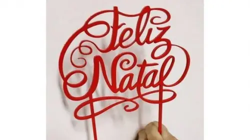 Arquivo De Corte - Topo De Bolo Feliz Natal