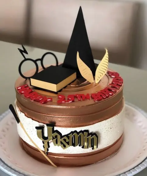 Arquivo de Corte - Topo de Bolo Harry Potter Camadas