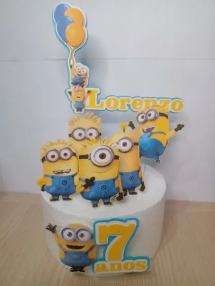Arquivo De Corte - Topo De Bolo Minions