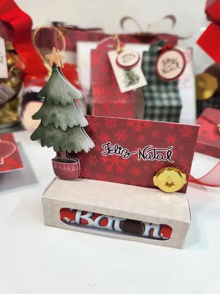 Brinde Natal - Caixa Porta Batom