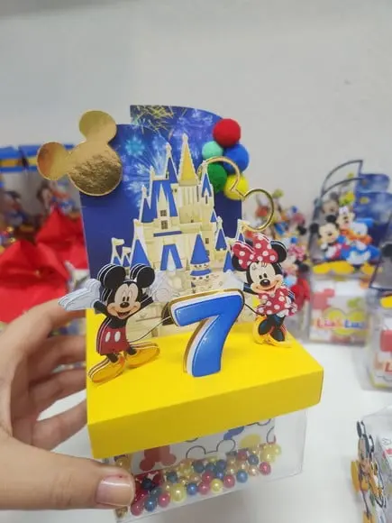Caixa Box Cenário Premium - Turma do Mickey