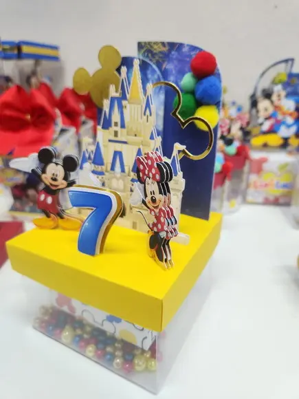 Caixa Box Cenário Premium - Turma do Mickey