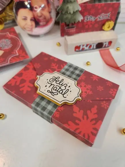 Caixa Porta Kitkat Natal