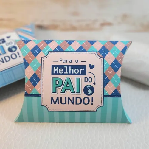 Caixinha para Sabonete ou Bombom - Dia dos Pais