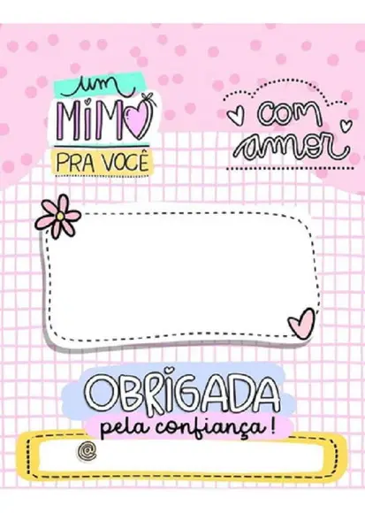 Cartão para Balinhas