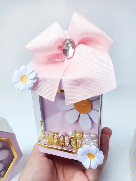 Kit 12 Personalizados - Jardim das Margaridas Luxo