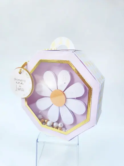 Kit 15 Personalizados - Jardim das Margaridas Luxo