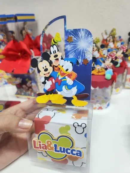 Kit 15 Personalizados Premium - Turma do Mickey