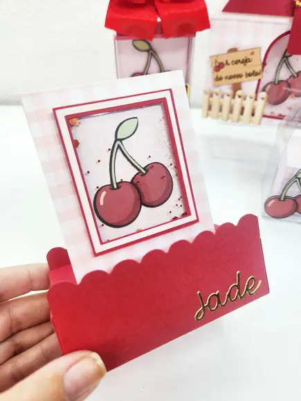 Kit 20 Personalizados - Cerejinha Premiun