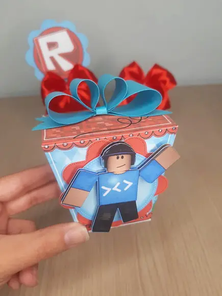 Kit 15 Personalizados Roblox Menino