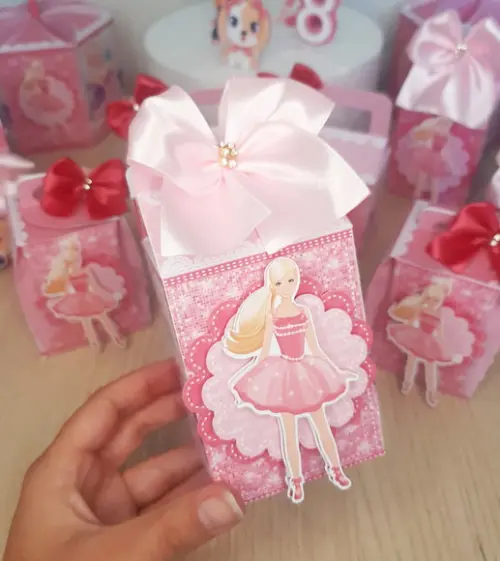 Kit 20 Personalizados Barbie
