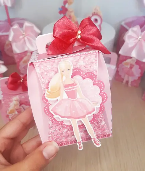 Kit 20 Personalizados Barbie