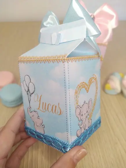 Kit 20 Personalizados Chá Revelação Luxo Promoão