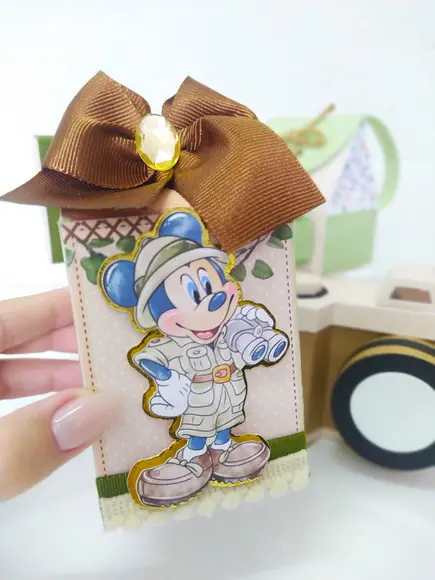 Kit 20 Personalizados Safari do Mickey