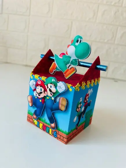 Kit 25 Personalizados Super Mario