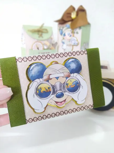 Kit 40 Personalizados Safari do Mickey