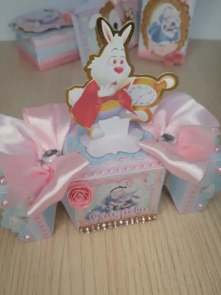 Kit Festa Alice no País das Maravilhas Luxo - 40 Personaliz
