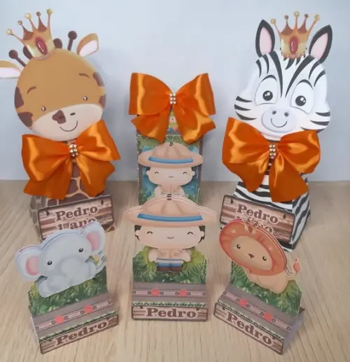 Kit Festa Safari - 30 Personalizados