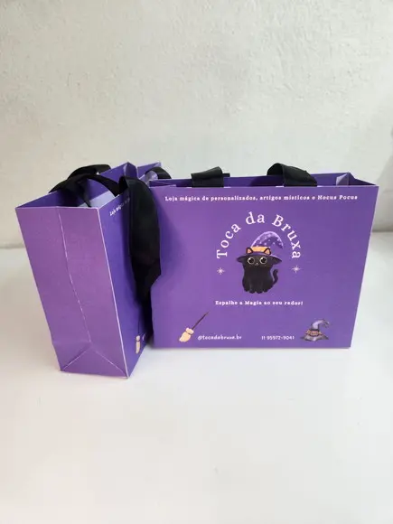 Sacola Personalizada P - Logo (cores Escuras)
