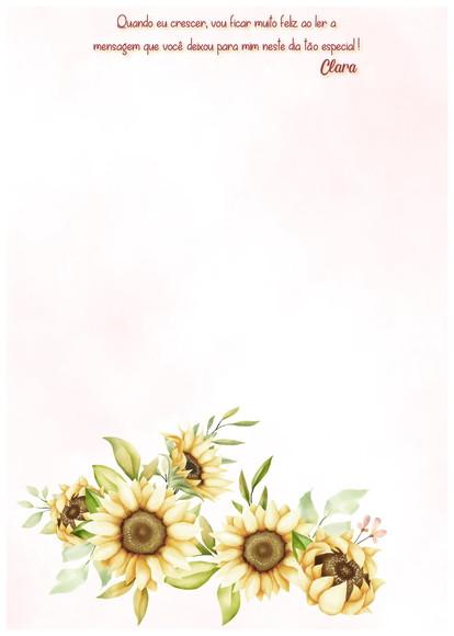 Papel de Carta Personalizado A5 100 Fls