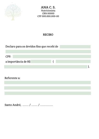 Receituário Personalizado A5 - 100 Fls - Nutricionista