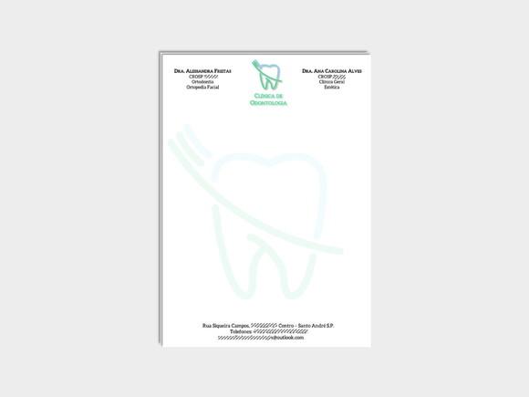 Receituário Personalizado A5 - 100 Fls - Odontologia