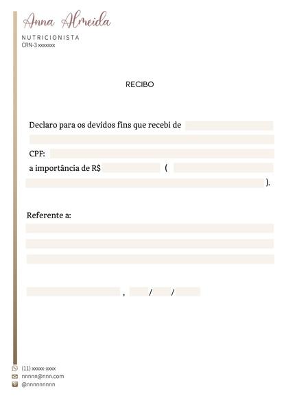 Recibos e Atestados Médicos Personalizados - A5 c/ 100 Fls