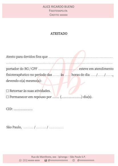 Recibos e Atestados Médicos Personalizados - A5 c/ 100 Fls
