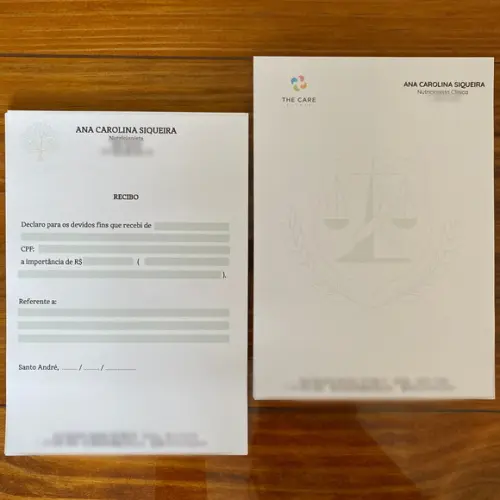 Formulários Médicos Personalizados A5 100 fls