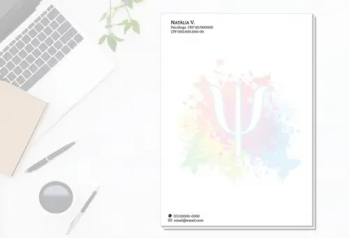 Receituário Personalizado A5 - 100 Fls - Psicologia
