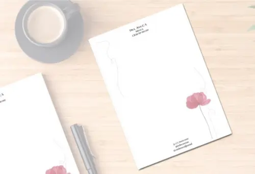 Receituário Personalizado A5 c/ 100 Fls Clínica Geral