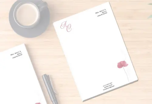 Receituário Personalizado A5 c/ 100 Fls Clínica Geral