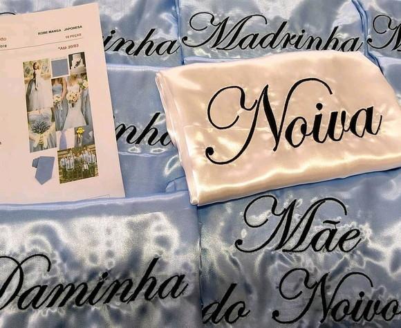 15 robes personalizados - frete gratis