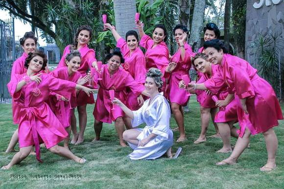 Robes Personalizados, GRATIS da noiva