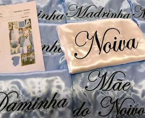 15 robes personalizados - frete gratis