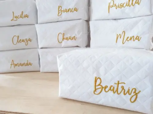 Necessaire Box Branca Personalizada