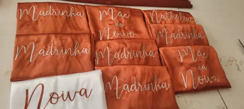 Robe Personalizado Cetim com Elastano