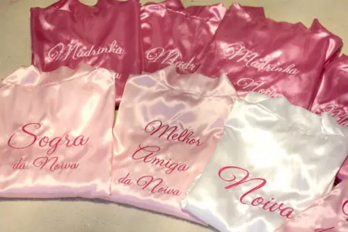 Robe/Roupão Personalizados Manga 3/4