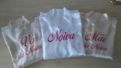 Robes Personalizados, GRATIS da noiva